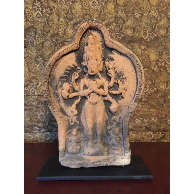 Buddhist Clay Tsa-Tsa of Avalokitesvara For Sale In Chicago - Image 6 of 6