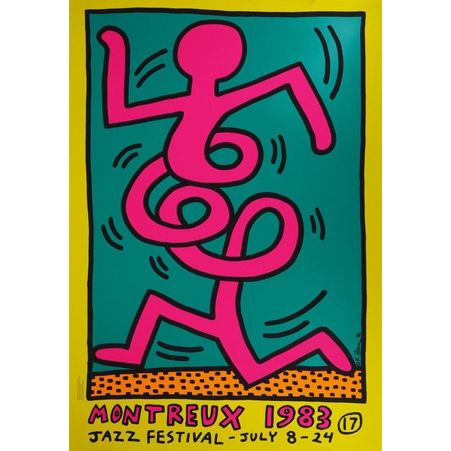 Keith Haring, Swing Yellow Poster, Screen Print For Sale - Image 10 of 12