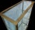 Metal Pair of Antique Early 20th Century French Double-Sided Solid Brass and Glass Display Cabinets For Sale - Image 7 of 12