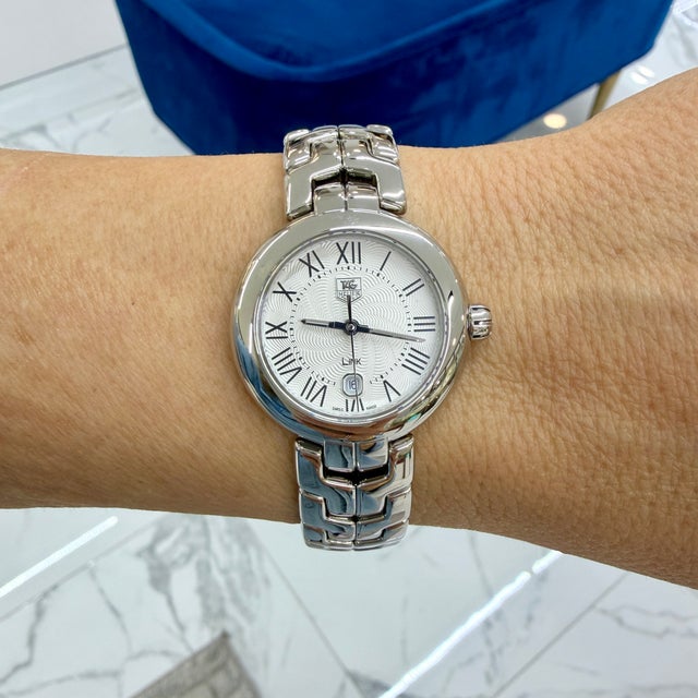 Ladies Tag Heuer Link 29mm Wat1416 Stainless Steel Quartz Watch For Sale - Image 10 of 10