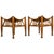 Pair Antique Thebes Egyptian Revival Arts & Crafts Stools Liberty & Co 1900 For Sale - Image 12 of 18