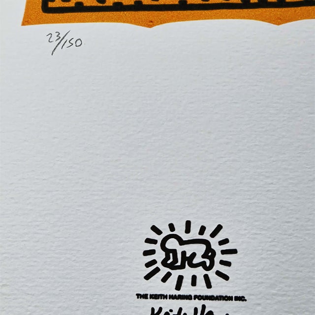 1990s After Keith Haring, Figurative Composition, 1990s, Limited Edition Lithograph For Sale - Image 5 of 8