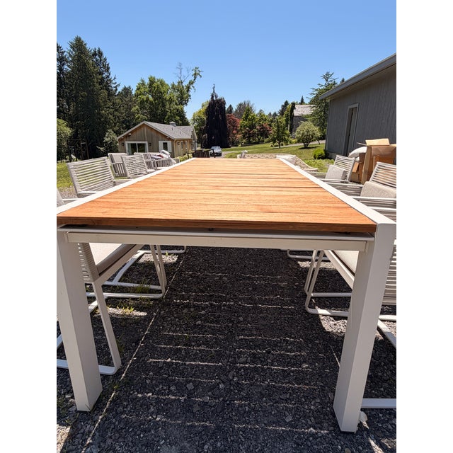 Contemporary Modern Outdoor Dining Table Extendable Kettal For Sale - Image 3 of 11