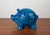 Mid-Century Modern Italian Rimini Blu Pottery Piggy Penny Bank Figurine by Aldo Londi for Bitossi, 1960s For Sale - Image 16 of 18