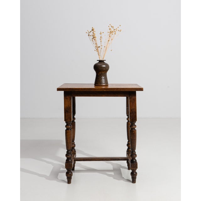 Early 20th Century Eclectic Side Table For Sale In Greensboro - Image 6 of 12