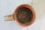 Brown Vintage Signed Studio Art Textured Pottery Coffee Mug For Sale - Image 8 of 8