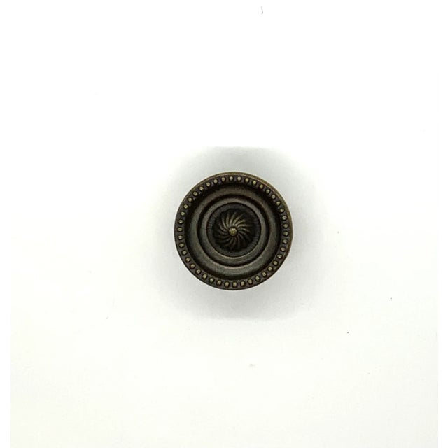 Transitional Henredon Classical Cabinet Knob in Bronze For Sale - Image 3 of 6
