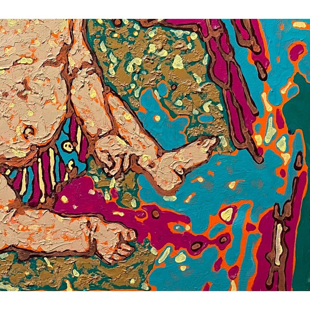 2010s Original Oil Painting: "Baby" by Ukrainian Artist Tomasik 75-85 For Sale - Image 5 of 6