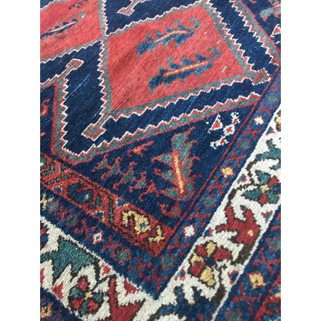 Antique Kurdish Rug For Sale - Image 13 of 16