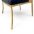 Metal Custom Gilded Iron & Leather Chairs After Billy Haines For Sale - Image 7 of 7