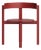 Red Wood and Beech Principal Chair by Bodil Kjaers for Karakter For Sale
