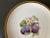 Mid 20th Century Bavaria Porcelain Plum Fruit and Gold Rim Dish or Plate by Hutschenreuther Selb For Sale - Image 10 of 12