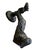 This ornate cast iron door knocker features a classical nautical motif inspired by mythological sea serpents and dolphins...