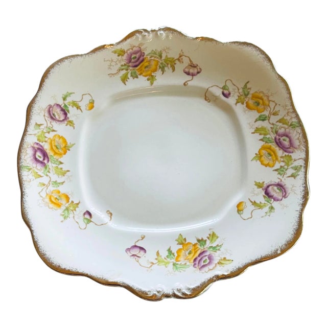 Antique Royal Albert Crown China Plate For Sale