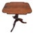 Antique Sheraton Style Mahogany Tilt Top Tea Table Candle Stand For Sale