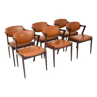 Vintage Danish Dining Chairs, 1960s, Set of 6 For Sale