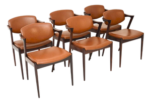 Vintage Danish Dining Chairs, 1960s, Set of 6