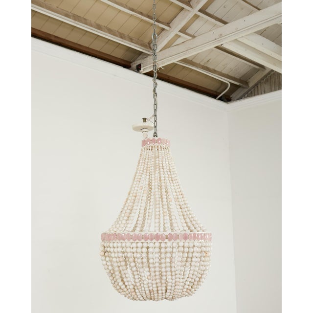 2000 - 2009 Marjorie Skouras Samantha Empire Chandelier Turquoise + Quartz For Sale - Image 5 of 16