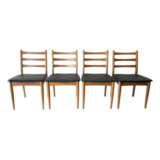 Mid-Century Dining Chairs from Schreiber Furniture, 1960s, Set of 4 For Sale