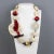 Contemporary Angela Caputi Japanese Inspired Oversized Resin Necklace With Faux-Ceramic Beads For Sale - Image 3 of 10