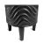 Black Wave Cake Side Table / Stool For Sale - Image 4 of 10