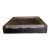 Vintage Brutalist Style Cast Glass Block Sculpture With Textured Relief Surface For Sale