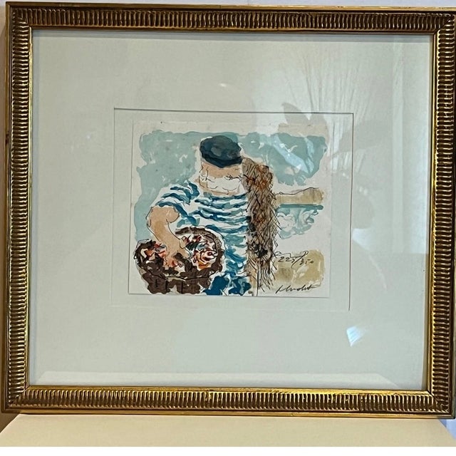 This collection features two original, hand-pulled color lithographs by the acclaimed artist Urbain Huchet (19302014),...