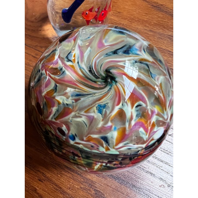 Collection of Vintage Abstract Glass Paperweights- Set of 3 For Sale - Image 12 of 12