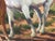 Gilt Framed Oil Painting Grey Mare and Chestnut Foal "Mother and Son" After Henry William Banks Davis Ra For Sale - Image 16 of 18
