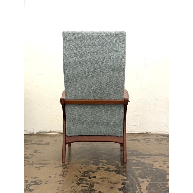 Danish Armchair in Teak, 1960s For Sale - Image 4 of 9
