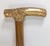 We are selling this great gold filled cane walking stick handle. This T form handle has great repousse decoration with...