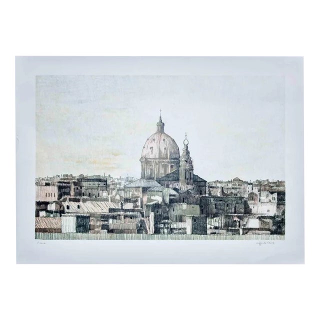 Sigfrido Oliva, Untitled, Lithograph, 1980 For Sale
