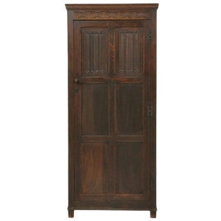 Early 20th Century Oak Armoire For Sale