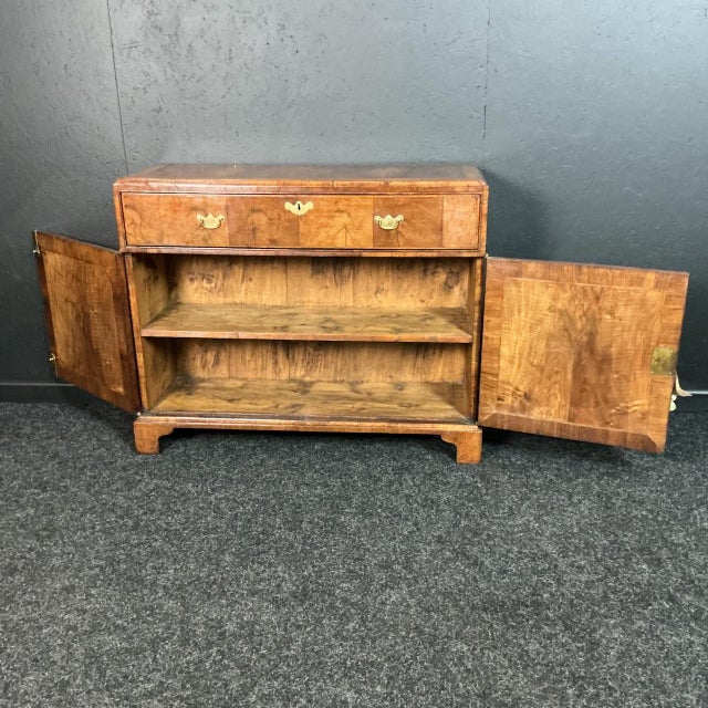 Wood Victorian Walnut Cupboard, 1850s For Sale - Image 7 of 9