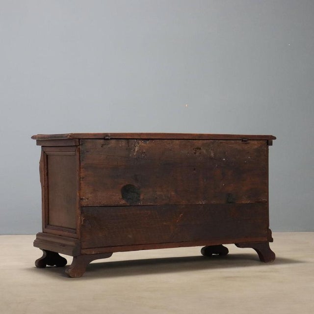 Walnut Chest with Baroque Carvings For Sale - Image 10 of 12