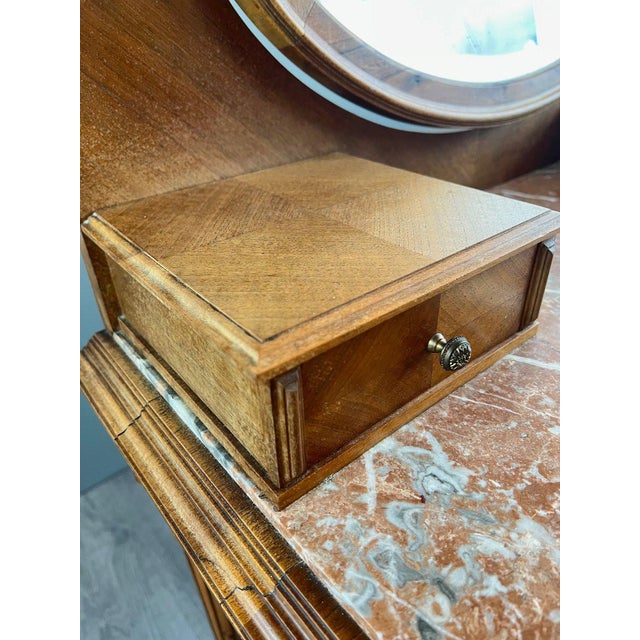 Brown Late 19th Century Louis XVI Style Dressing Table For Sale - Image 8 of 11