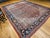 19th Century Antique Persian Mahal Sultanabad Rug, Hand-Knotted Wool, Geometric Pattern, 10x13, Brick Red & Ivory For Sale - Image 5 of 16