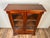 Vintage Victorian Style Glass Door Mahogany Bookcase For Sale - Image 4 of 11