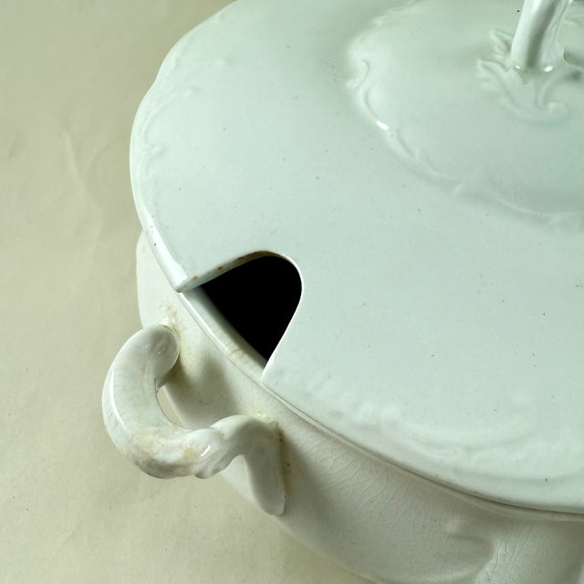 Ridgways Semi Porcelain English Porridge Lidded Tureen For Sale - Image 11 of 14