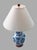 Chinoiserie Ralph Lauren Blue and White Double Gourd Porcelain Lamp For Sale - Image 3 of 8