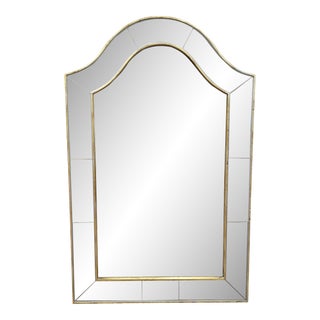 Bunny Williams Style Arch Beveled Mirror For Sale
