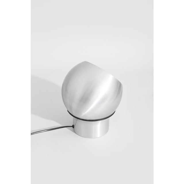 Mid-Century Modern Late 20th Century Aluminum Orb Table Lamp For Sale - Image 3 of 9