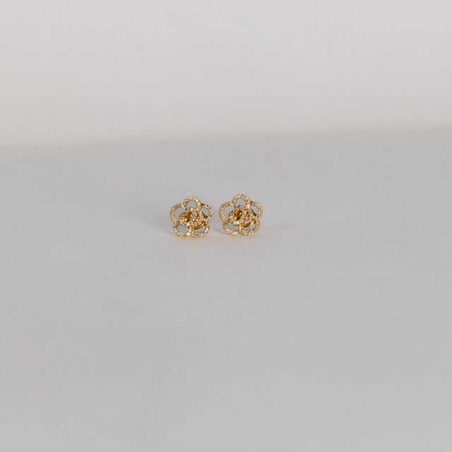 Rocks With Soul Rocks With Soul Rosebud Studs - 2 Pieces For Sale - Image 4 of 5