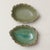 Japanese Kiln-Transmuted Leaf-Pattern Ceramic Small Dish - Set of 4 For Sale - Image 4 of 7