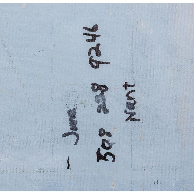 Early 21st Century Penny Purpura Pantone Color Swatch Composition Oil For Sale - Image 5 of 7