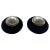 Metal Chanel Vintage Velvet Clip-on Earrings For Sale - Image 7 of 7