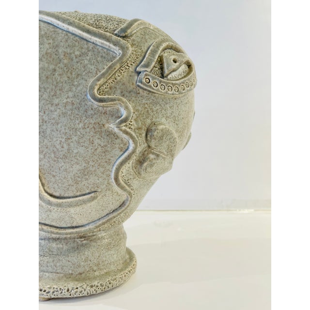 1990s David Farnsworth Abstract Face Sculpture For Sale - Image 13 of 13
