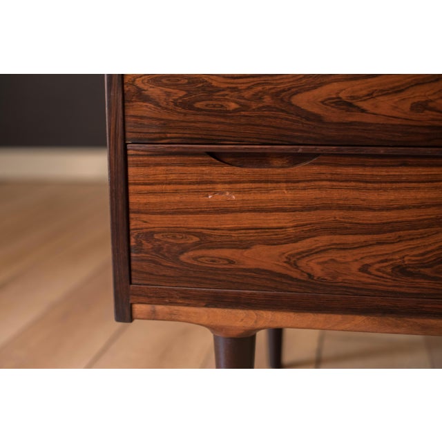 Vintage Rosewood Danish Modern Six Drawer Dresser by Odense Møbelfabrik For Sale - Image 13 of 18