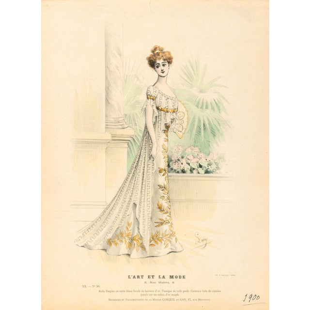 Collection of French Fashion Plates, 14 For Sale - Image 13 of 17