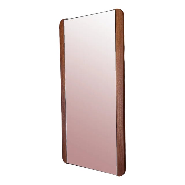 Vintage Danish Mirror in Teak, 1970s For Sale